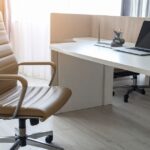 Modern online office furniture in Dubai with ergonomic desks and chairs