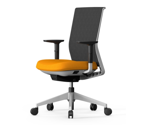 Modern office furniture setup in Dubai with ergonomic desks and workstations