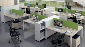 Corporate office interior furniture design UAE