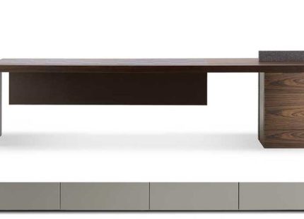 HO CEO Desk Poltrona Frau luxury Italian CEO desk in Dubai UAE