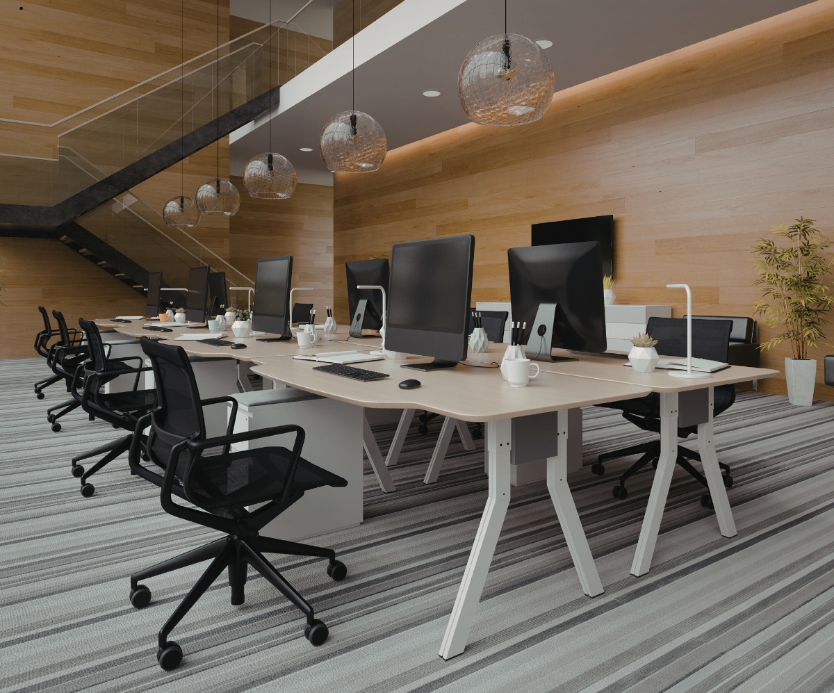 Office desks and workstations modern office furniture Dubai UAE