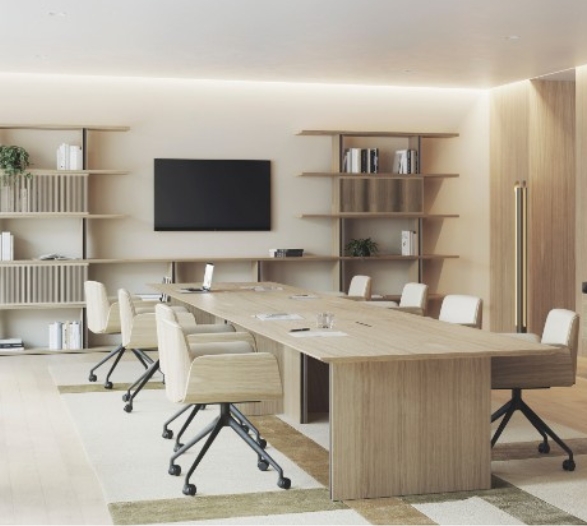 Modern meeting room furniture with conference table in Dubai UAE