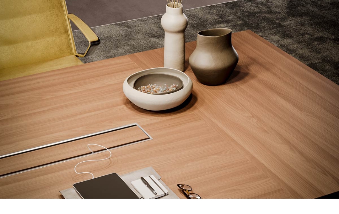 Slim Desk ProfOffice modern minimalist office desk Dubai UAE