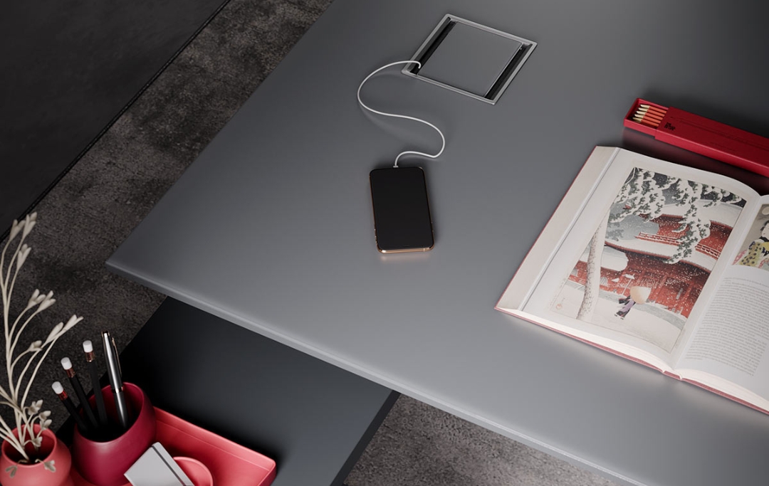 Slim Desk ProfOffice modern minimalist office desk Dubai UAE
