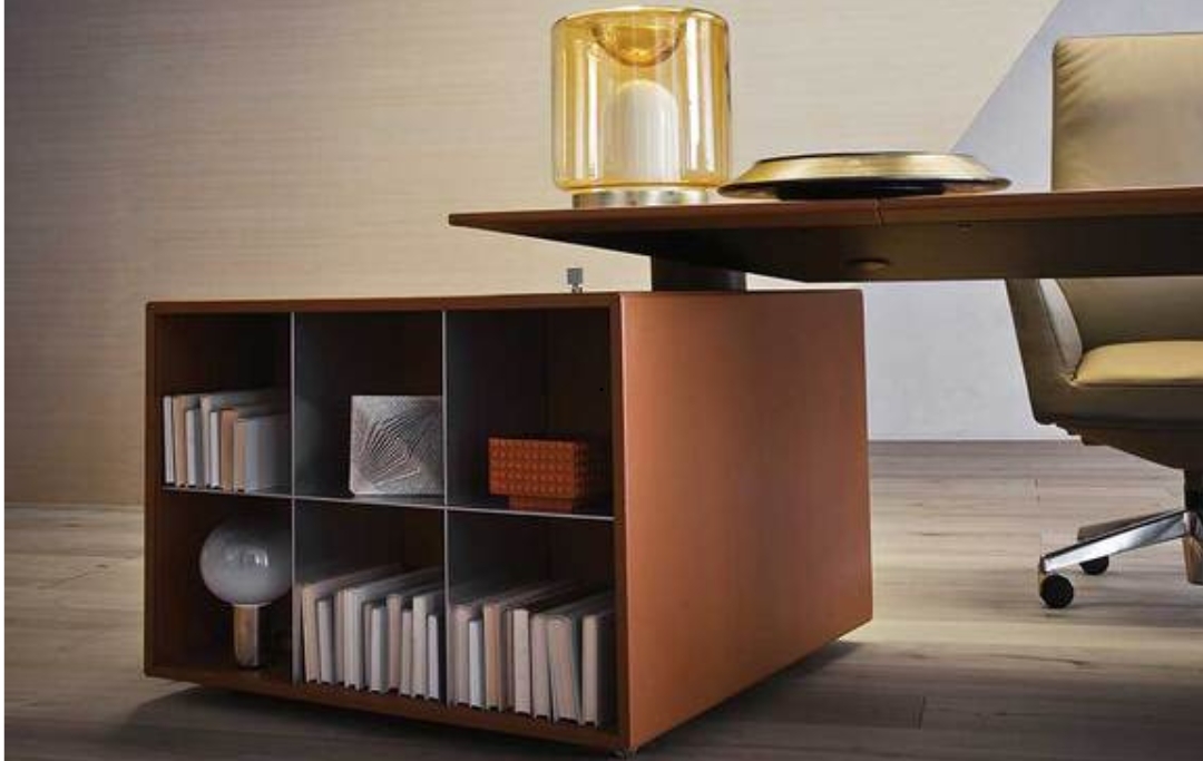 C.E.O. Cube Desk Poltrona Frau luxury Italian CEO desk Dubai UAE