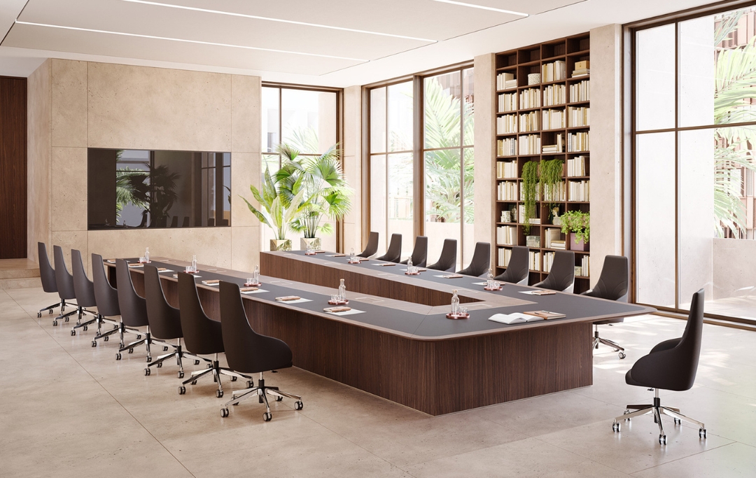 Bespoke conference tables ProfOffice Dubai UAE boardroom furniture