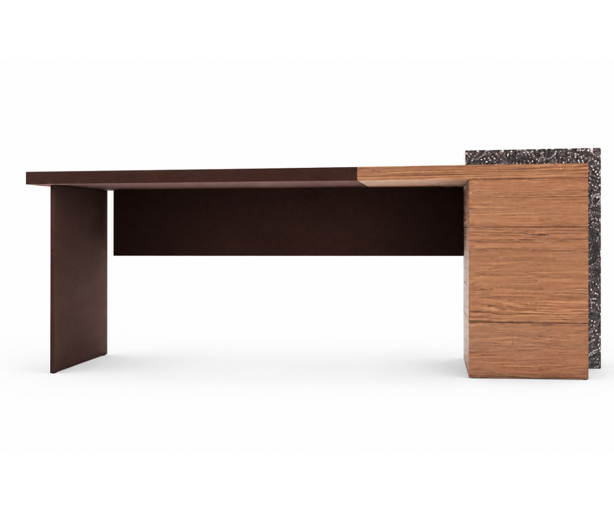 HO CEO Desk Poltrona Frau luxury Italian CEO desk in Dubai UAE