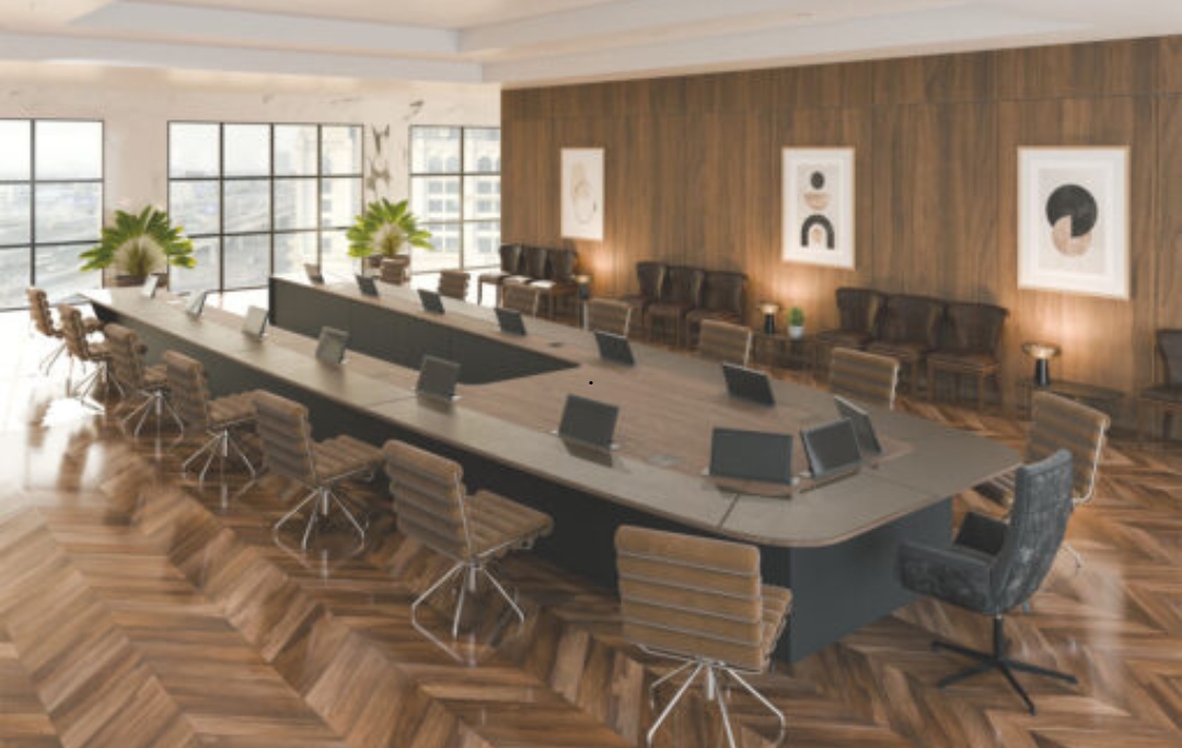 D1 KZ Bespoke luxury executive office desk Dubai UAE