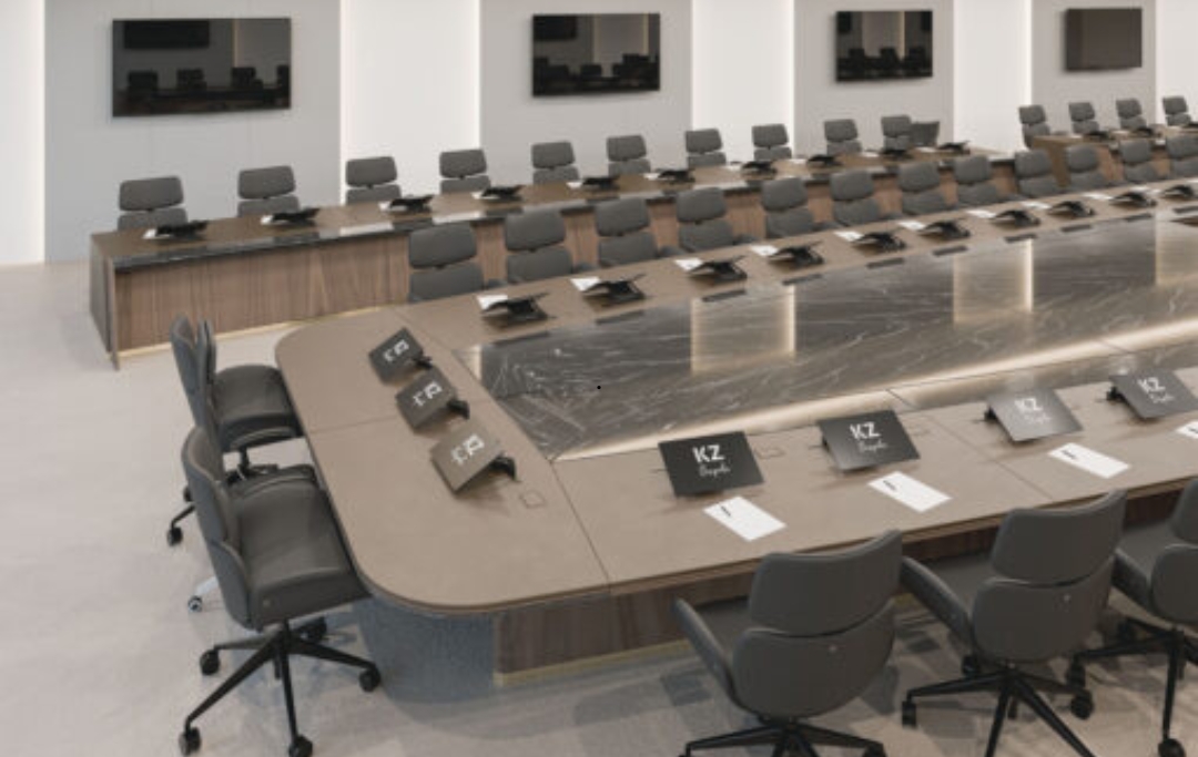 D1 KZ Bespoke luxury executive office desk Dubai UAE