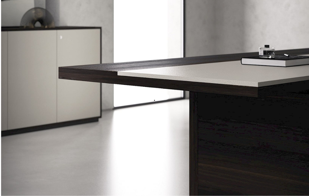 More Desk Sinetica Italian executive office desk Dubai UAE