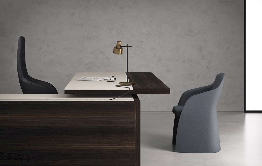 More Desk Sinetica Italian executive office desk Dubai UAE