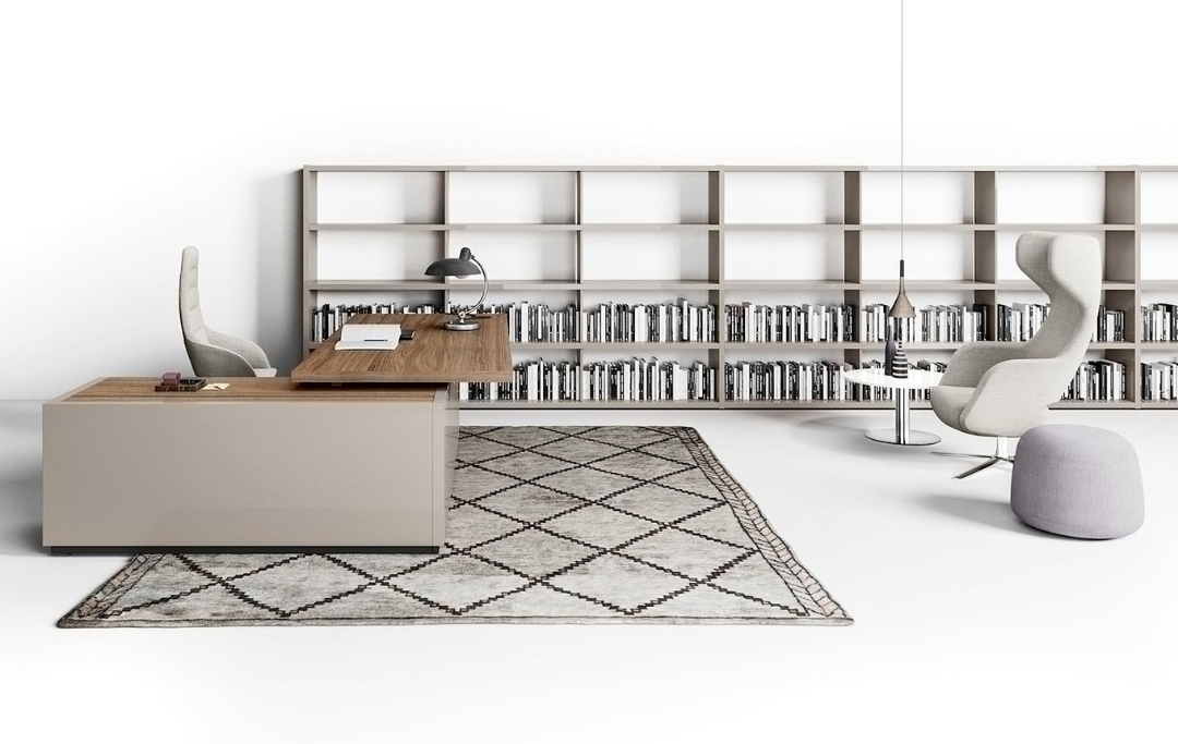 More Desk Sinetica Italian executive office desk Dubai UAE