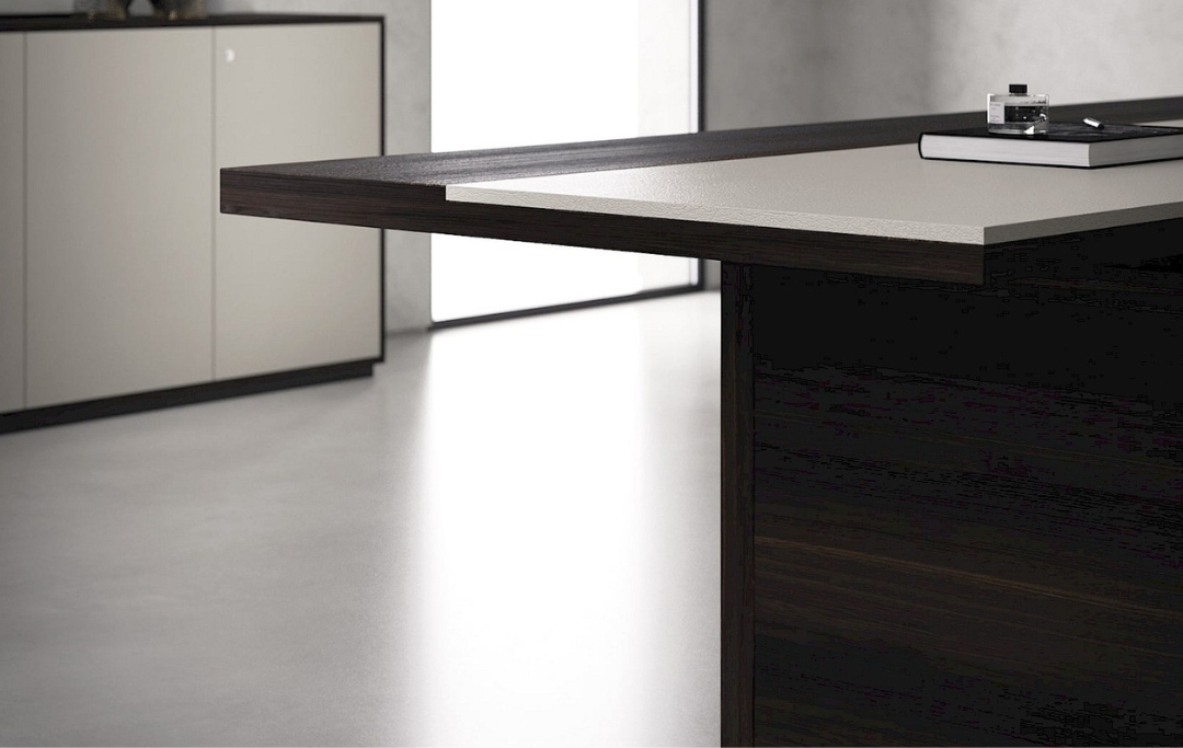 More Desk Sinetica Italian executive office desk Dubai UAE