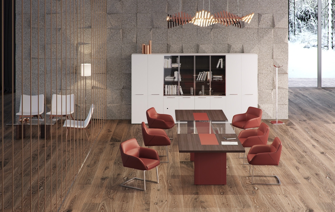 One Desk Codutti Italian executive office desk Dubai UAE