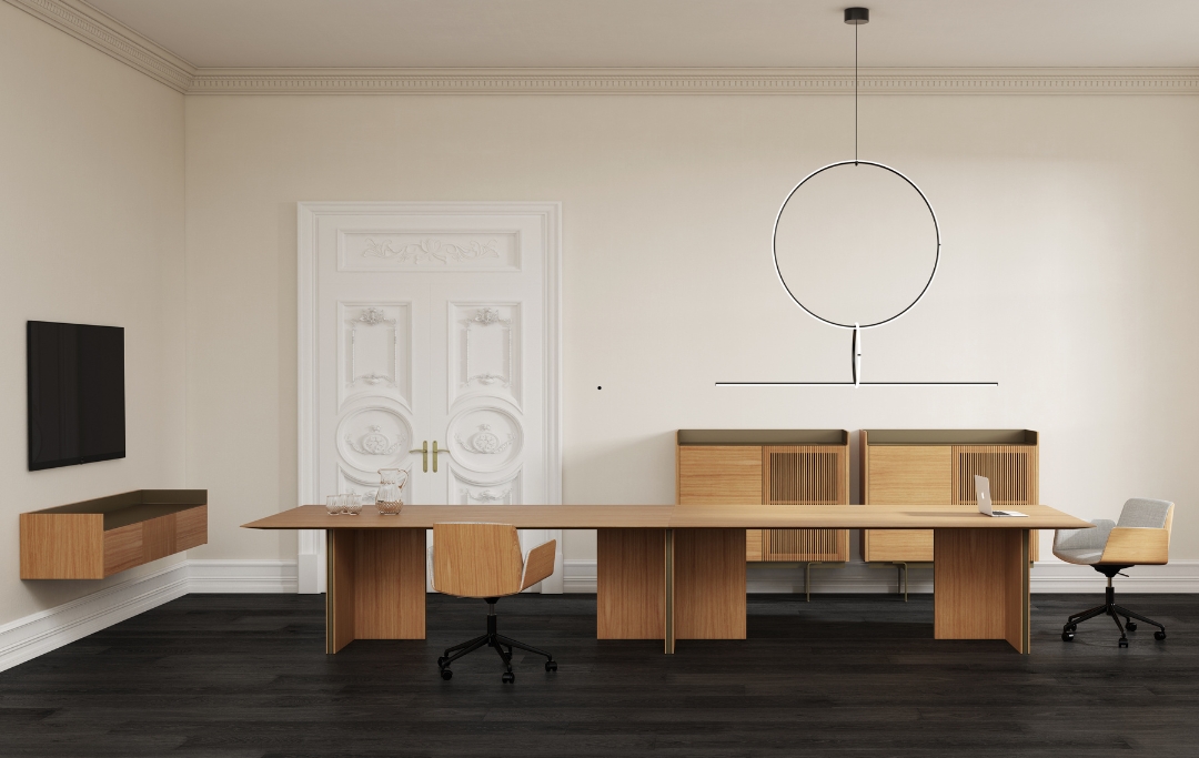 Stockholm Desk Punt Mobles Scandinavian office desk Dubai UAE