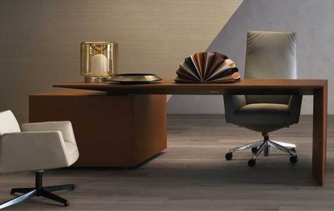 C.E.O. Cube Desk Poltrona Frau luxury Italian CEO desk Dubai UAE